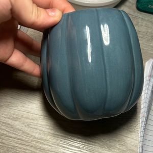 Navy pumpkin Make-up brush holder